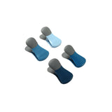 8-Piece Magnetic Bag Clip Set, Blue