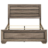 Kauffman Wood Queen Panel Bed Washed Taupe
