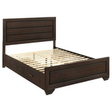 Kauffman 4-Piece Queen Bedroom Set Dark Cocoa
