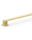 DESIGN2044 Heavy-Duty Transitional Handles for White Cabinets & Shaker Drawers | 3-3/4" Cabinet Pulls, Brushed Gold