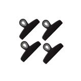4-Piece Bag Clip Set, Black