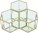 Sei Glass Modular Coffee Table with Mirrored Base - Elevate Your Space with Stylish Versatility!