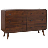Robyn 4-piece Eastern King Bedroom Set Dark Walnut