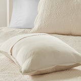 Farmhouse Scalloped Edge 3-Piece Coverlet Quilt Set