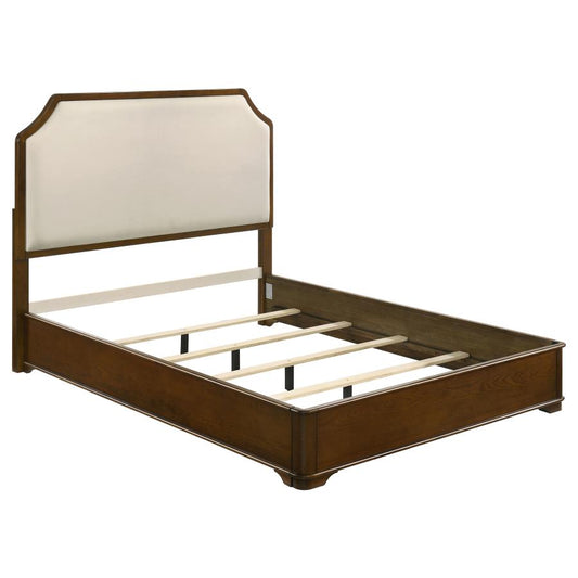 Garland 58-Inch Queen Panel Bed Cream and Brown Cherry