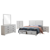 Brantford 5-Piece Queen Bedroom Set Coastal White