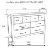 Hazlewood 4-piece Eastern King Bedroom Set Vineyard Oak