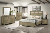 Hazlewood 61-inch Eastern King Panel Bed Vineyard Oak