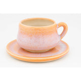 Handmade Ceramic Espresso Cup & Saucer 2oz Set