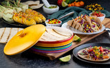 Kook Tinga Hand-Painted Ceramic Tortilla Warmer