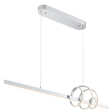 Salzburg Linear Chandelier // Chrome