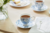 Blue Blossom Porcelain Tea Cup & Saucer, 7oz