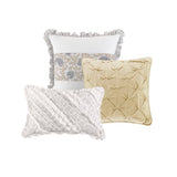 Wholesale Shabby Chic 9-Piece Comforter/Duvet Cover Set, Yellow