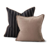 20 x 20 Pillow Evie Onyx - Down Insert