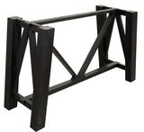 Loft Brown Rectangular Counter Dining Table | Hand-Stained Pine