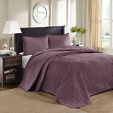Antimicrobial Cottage Embroidered 3-Piece Bedspread Set