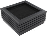 Rory Contemporary Coffee Table with Elegant Oak Veneer and Soft Leather Accents for Stylish Living