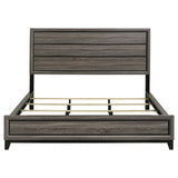 Watson Wood California King Panel Bed Grey Oak