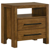 Adderley 4-Piece Eastern King Bedroom Set Warm Brown