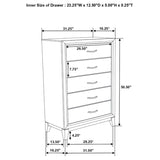 Valen Five-piece Eastern King Bedroom Set Light Taupe