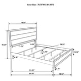 Valen Five-piece Eastern King Bedroom Set Light Taupe