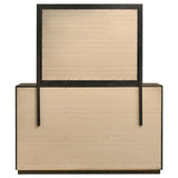 Atlas 7-drawer Bedroom Dresser and Mirror Set Dark Oak