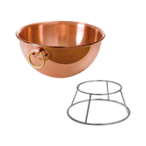 Mauviel M'Passion Copper Egg White Beating Bowl With Ring & Support