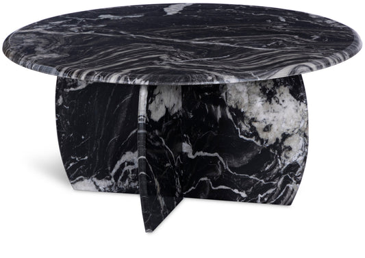 Formentera Coffee Table - Handcrafted Marble Elegance with Unique Design for Modern Living Spaces