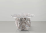 Formentera Dining Table - Elegant Handcrafted Marble Design with Unique Shape for Modern Spaces