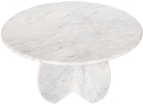 Formentera Dining Table - Elegant Handcrafted Marble Design with Unique Shape for Modern Spaces