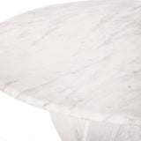 Formentera Dining Table - Elegant Handcrafted Marble Design with Unique Shape for Modern Spaces