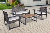 ARVEN Outdoor 4-Piece Patio Furniture Set