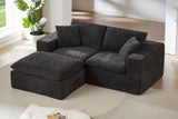 ZORVA 78" Loveseat with 1 Ottoman