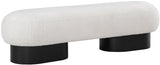 Robertson Opulent Boucle Fabric Bench – Timeless Art Deco Elegance for Entryway or Living Room