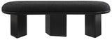 Wilshire Bench - Elegant Art Deco Design with Plush Seating and Solid Wood Base for Style & Comfort