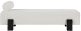 Edison Bench - Stylish Mid-Century Modern Upholstered Bench with Soft Fabric and Bolster Pillow
