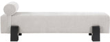 Edison Bench - Stylish Mid-Century Modern Upholstered Bench with Soft Fabric and Bolster Pillow