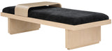 Arlington Bench: Stylish Mid-Century Modern Design with Solid Wood Base and Moveable Tray for Versatility