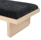 Arlington Bench: Stylish Mid-Century Modern Design with Solid Wood Base and Moveable Tray for Versatility