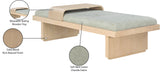 Arlington Bench: Stylish Mid-Century Modern Design with Solid Wood Base and Moveable Tray for Versatility