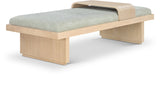 Arlington Bench: Stylish Mid-Century Modern Design with Solid Wood Base and Moveable Tray for Versatility