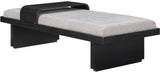 Arlington Bench - Luxurious Chenille Upholstered Seating with Sliding Tray for Modern Spaces