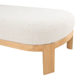 Maybourne Boucle Fabric Upholstered Chaise
