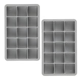 Perfect Cube Silicone Ice Molds - Set of 2