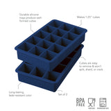 Perfect Cube Silicone Ice Molds - Set of 2