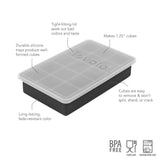 Perfect Cube Silicone Ice Mold with Lid