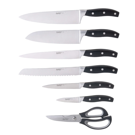 BergHOFF All-In-One 7Pc Forged Knife Set, ABS Handle With Triple Rivet