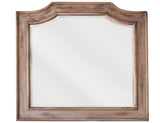 Aruba Mirror - Sustainable Mango Wood with Drift Sand Finish