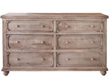 6 Drawer Dresser | Aruba Collection Mango Wood Dresser