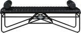 Gatsby Vegan Leather Bench – Elegant Contemporary Design with Soft Cushions for Stylish Spaces